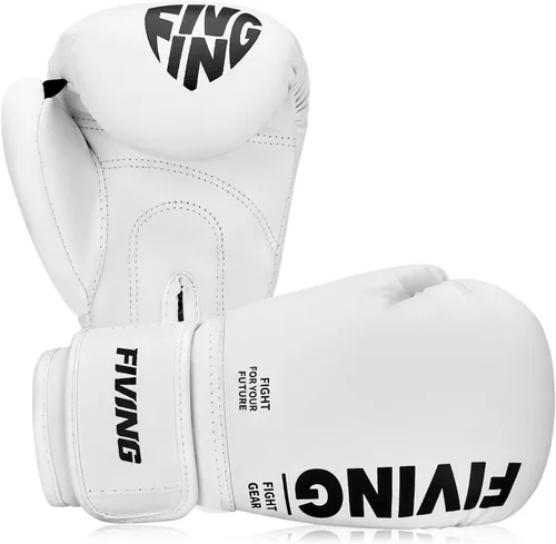 Vista 8 de Guantes de boxeo para niños, guantes de entrenamiento de boxeo juvenil para niños y niñas, guantes de lucha de 4 oz y 6 oz, mitones tailandeses