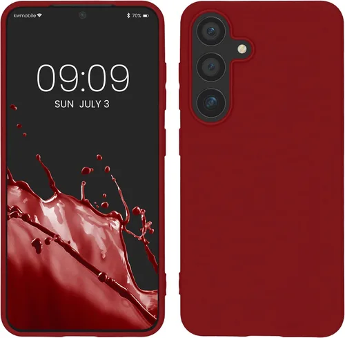 Vista 84 de kwmobile Funda compatible con Samsung Galaxy S23 - Funda protectora de silicona TPU suave y delgada - Piedra antigua
