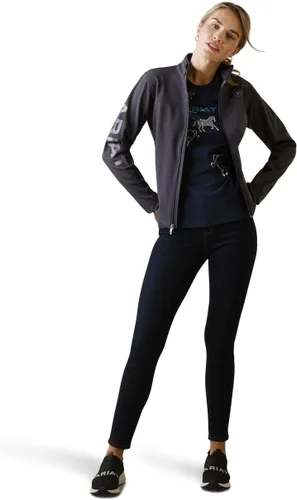 Vista 29 de Ariat Chaqueta Softshell para mujer New Team Negro