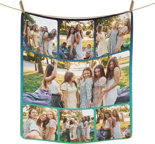 Vista 39 de Regalos personalizados de cumpleaños para el Día del Padre, para papá, abuelo, hombres, manta personalizada con fotos para mi papá, regalos de hija