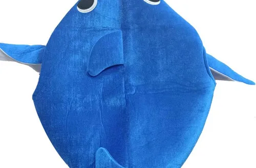 Vista 3 de Plustrong Disfraz de tiburón para niños, disfraz de Halloween para niños pequeños y niñas, Shark Daddy