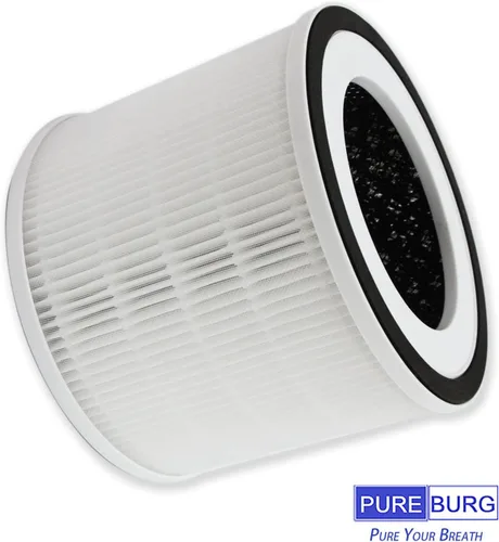 Vista 3 de PUREBURG Filtros de repuesto compatibles con purificador de aire HIMOX H06 y purificador de aire Afloia Gala, paquete de 2 filtros de carbón