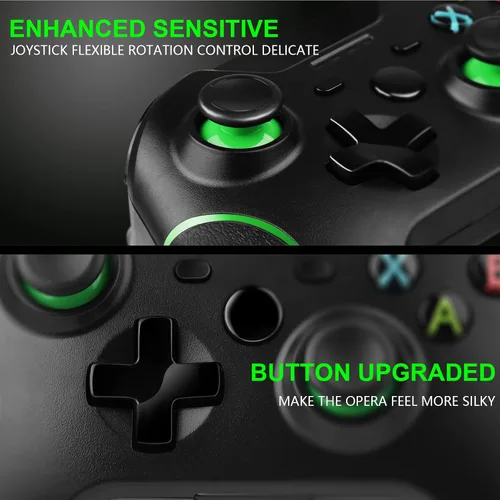 Vista 3 de Wireless Controller Compatible with Xbox OnePC - 2.4GHz Game Controller Built-in Dual Vibration Gamepad Compatible with Xbox OneOne SOne XOne Series