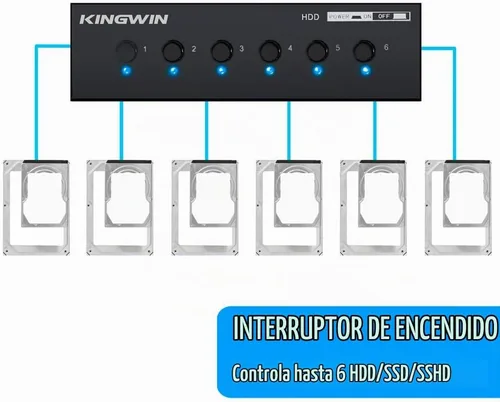 Vista 5 de Controlador de refrigeración KingWin, Negro
