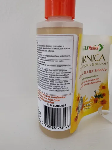 Vista 6 de MaxRelief Spray de alivio del dolor de árnica 2oz