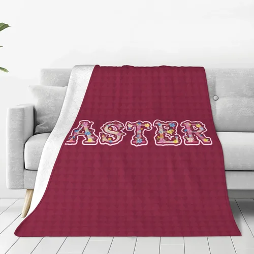 Vista 11 de Manta para mamá, Love You Mom con patrón de flechas acuáticas, manta decorativa de franela suave de 30 x 40 pulgadas para viajes, manta con texto