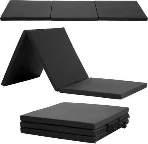 Vista 19 de Gymnastics Tumbling Mat Portable Gymnastics Mat Foldable Tumbling Mat 2ft W 6ft L/4ft W 6ft L/4ft W 8ft L/4ft W 10ft Exercise Mat Yoga Mat with