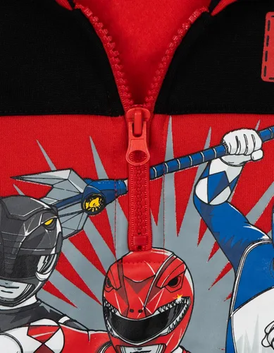 Vista 6 de Power Rangers - Sudadera de forro polar con media cremallera para niños de pequeño a grande