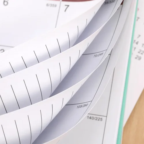 Vista 7 de Calendario de escritorio 2026-2027, calendario 2026-2027, julio de 2026 a diciembre de 2027, 9.8 x 8.3 pulgadas, calendario de escritorio con tapa