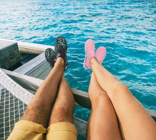 Vista 7 de LeIsfIt Zapatos de agua para hombre y mujer, descalzos, secado rápido, para natación, playa, surf, piscina, río, yoga