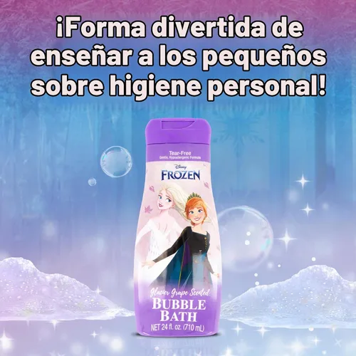 Vista 4 de Baño de burbujas Frozen de Disney, 24 onzas (24.0 fl oz)