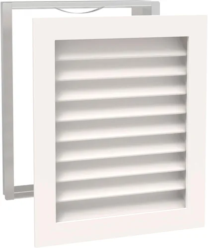 Vista 15 de Worth Home Products - Rejilla de retorno de CA de lujo de 12 pulgadas de ancho x 12 pulgadas de alto x 3 pulgadas de profundidad solo para paredes