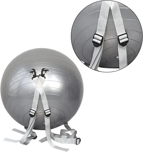 Vista 8 de Yoga Balances Ball with Training Belt Thickened Inflatable Explosionproof Exercise Training Equipment Thickened Inflatable Explosionproof Exercise