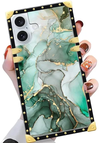 Vista 60 de Funda compatible con iPhone X/Xs, TPU suave de lujo y parte trasera de policarbonato duro para niñas y mujeres, funda protectora a prueba de golpes