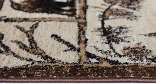 Vista 5 de Masada Rugs, Bear Cabin - Alfombra de alce (2 pies 2 pulgadas x 7 pies 2 pulgadas)
