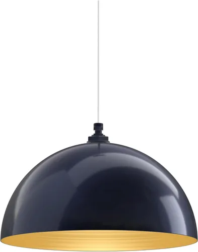 Vista 71 de Steel Lighting Co. Melrose - Lámpara colgante Montada en el techo Cúpula redonda de 18 pulgadas Estilo moderno contemporáneo de granja