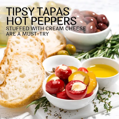 Vista 5 de Sable & Rosenfeld Tipsy Tapas Peppers, picantes, 8.8 onzas, paquete de 6