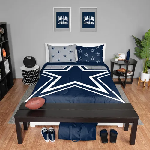 Vista 33 de FOCO Unisex-Adult NFL Team Logo Bed in a Bag Comforter Bedding 3-Piece Set