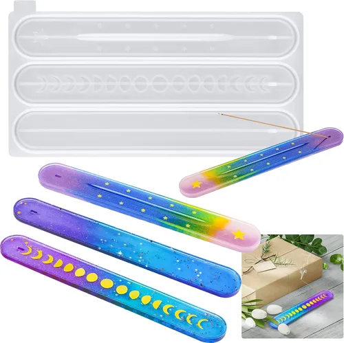 Vista 9 de NiArt Molde de resina de silicona, caja de almacenamiento de constelación, organizador de joyas, tarro de resina epoxi del zodiaco DIY con tapas