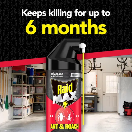 Vista 3 de Raid Max Spray para Hormigas y Cucarachas (14.5 OZ, Paquete - 1)