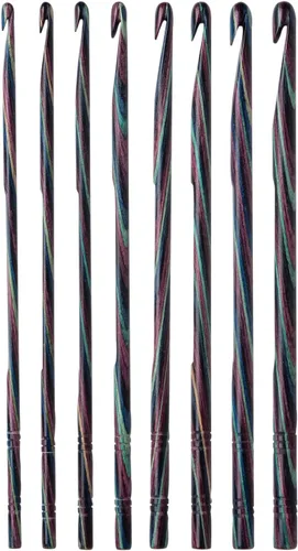 Vista 5 de Knit Picks Juego de ganchos de ganchillo de madera caspio WeCrochet