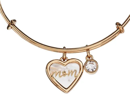 Vista 2 de Alex and Ani Mom Bangles Dorado