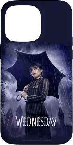Vista 21 de Funda para iPhone 16 Wednesday con paraguas Nevermore Academy Photo Portrait