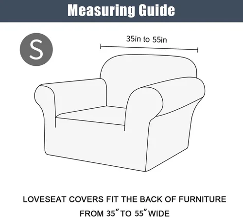 Vista 6 de CONRUSER Funda elástica para sofá, impermeable, funda de sofá suave, protector de muebles con parte inferior elástica para niños, mascotas