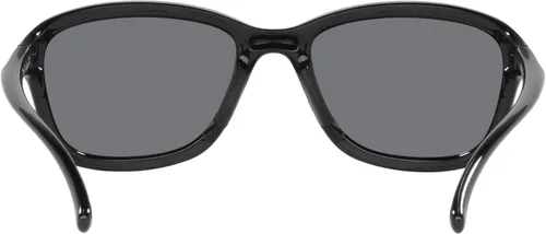 Vista 4 de Oakley Lentes de sol para mujer, marco de tortuga marrón mate, lentes polarizadas degradadas marrones, 2.323in