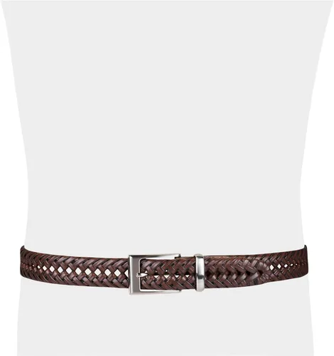 Vista 5 de Dockers - Cinturón de vestir y casual de cuero trenzado para hombre