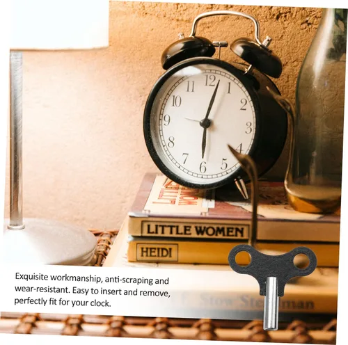 Vista 9 de DOITOOL Juego de llaves de reloj de metal, llave de relojería para el hogar, llave de bobinado para accesorios de reloj