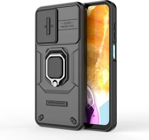 Vista 8 de Funda de teléfono móvil para Xiaomi Redmi A3/Xiaomi Poco C61 Soporte de coche Soporte Ventana corredera Cubierta protectora a prueba de golpes
