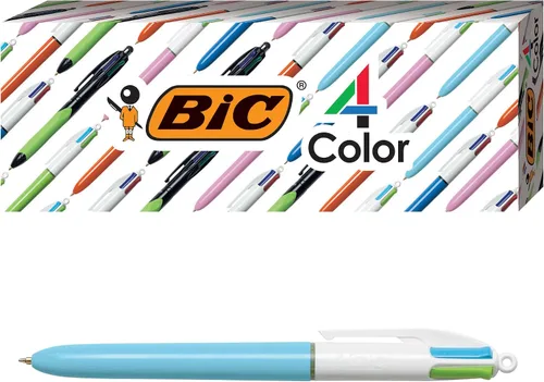 Vista 11 de BIC Bolígrafo retráctil Pro de 4 colores, surtido, paquete de 3