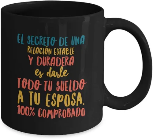 Vista 2 de Regalo para esposa Taza de cafe para novia Perfecto regalo para navidad, graduados, profesionales y estudiantes Vaso con afirmaciones