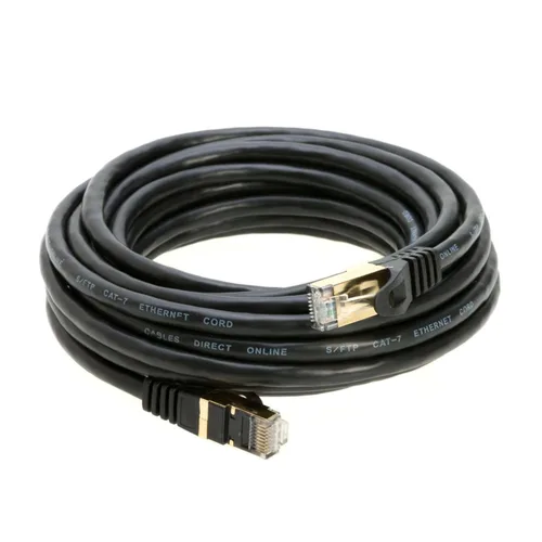 Vista 11 de Cables Direct Online Cable de conexión Ethernet de cobre Cat7 S/FTP de 6 pies, cable de Internet, compatible con PC, laptop, módem, enrutador