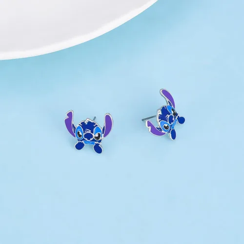 Vista 3 de Dckazz Pendientes de puntada para niñas, regalos hipoalergénicos, joyería para hija, nieta, regalo de cumpleaños, Zinc, No es una piedra preciosa