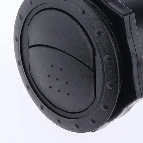 Vista 9 de 4 piezas de deflector de aire acondicionado para salpicadero de salida lateral de techo, rejilla de escape redonda con listones para automóvil, RV