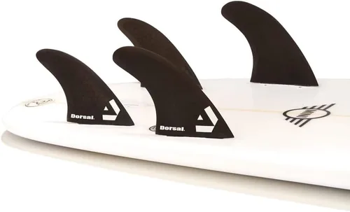 Vista 6 de DORSAL Surfboard Fins Quad 4 Set FCS Compatible with Honeycomb Hexcore