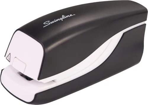 Vista 10 de Swingline Engrapadora eléctrica, capacidad para 20 hojas, portátil, tira completa, alimentación por enchufe o batería, color negro (48200)