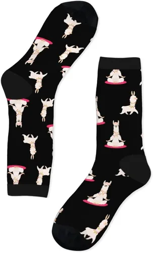 Vista 7 de AOYEGO Coloridos cardiogramas divertidos calcetines de salud Curva Novedad Casual Crew Calcetines de contraste Color Diseño para Mujeres Hombres