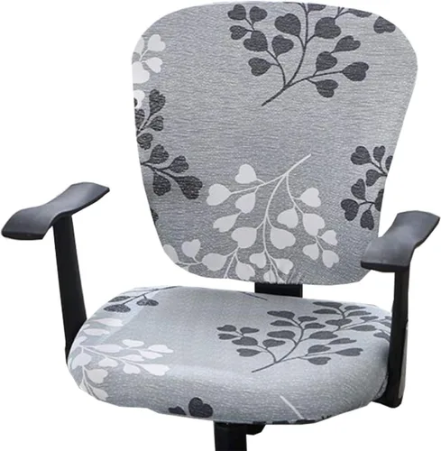 Vista 11 de XNN Funda para silla de oficina de computadora, fundas universales elásticas para sillas giratorias (A)