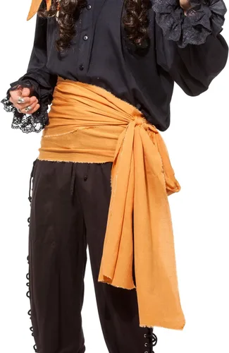 Vista 13 de ThePirateDressing Disfraz de pirata medieval renacentista para Halloween, banda grande