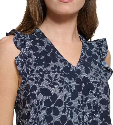 Vista 5 de Tommy Hilfiger Blusa sin mangas con cuello vuelto