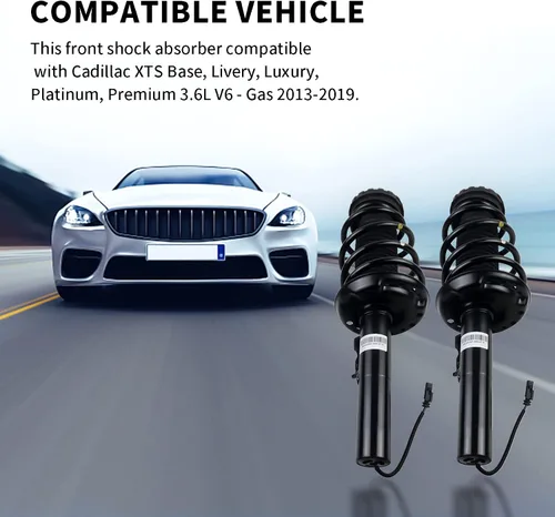Vista 3 de 5801096 Conjunto de amortiguadores delanteros compatible con Cadillac XTS 3.6L 2013-2019