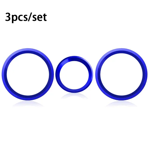 Vista 6 de Auovo Cubiertas de Anillo Exterior para Perilla de Control del Clima AC Accesorios para Subaru Crosstrek 2018-2022 2023 / Impreza 2017-2023