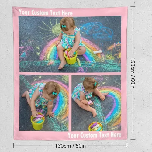Vista 2 de Tapiz personalizado para cargar imágenes con fotos y textos, tapiz personalizado para colgar en la pared, manta de telón de fondo para decoración