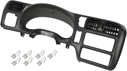 Vista 14 de PIT66 Bisel del Tablero de Instrumentos Cluster Bisel del Tablero Trim, Compatible con Chevy Blazer S10 GMC Jimmy Sonoma 1998 1999 2000 2001 2002