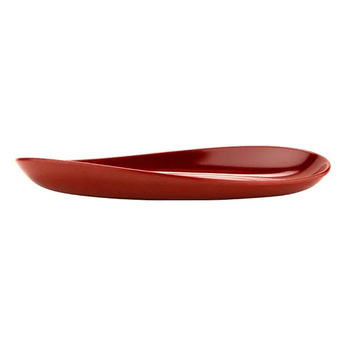 Vista 3 de G.E.T. OP-1580-CHI - Plato ovalado para servir con 15 chiles, apto para lavavajillas, plástico de melamina, colección Osslo