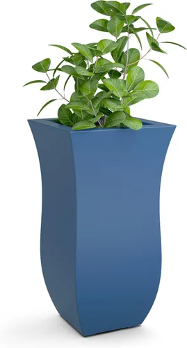 Vista 12 de Mayne Valencia - Maceta de 30 pulgadas de alto, resistente a la intemperie, para flores, diseño duradero para interiores y exteriores, para patio