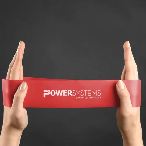 Vista 5 de Power Systems Versa Loops Commercial Grade Resistance Bands 10 Pack Color Coded Exercise Loop Bands for Strength Training Physical Therapy Home Gym